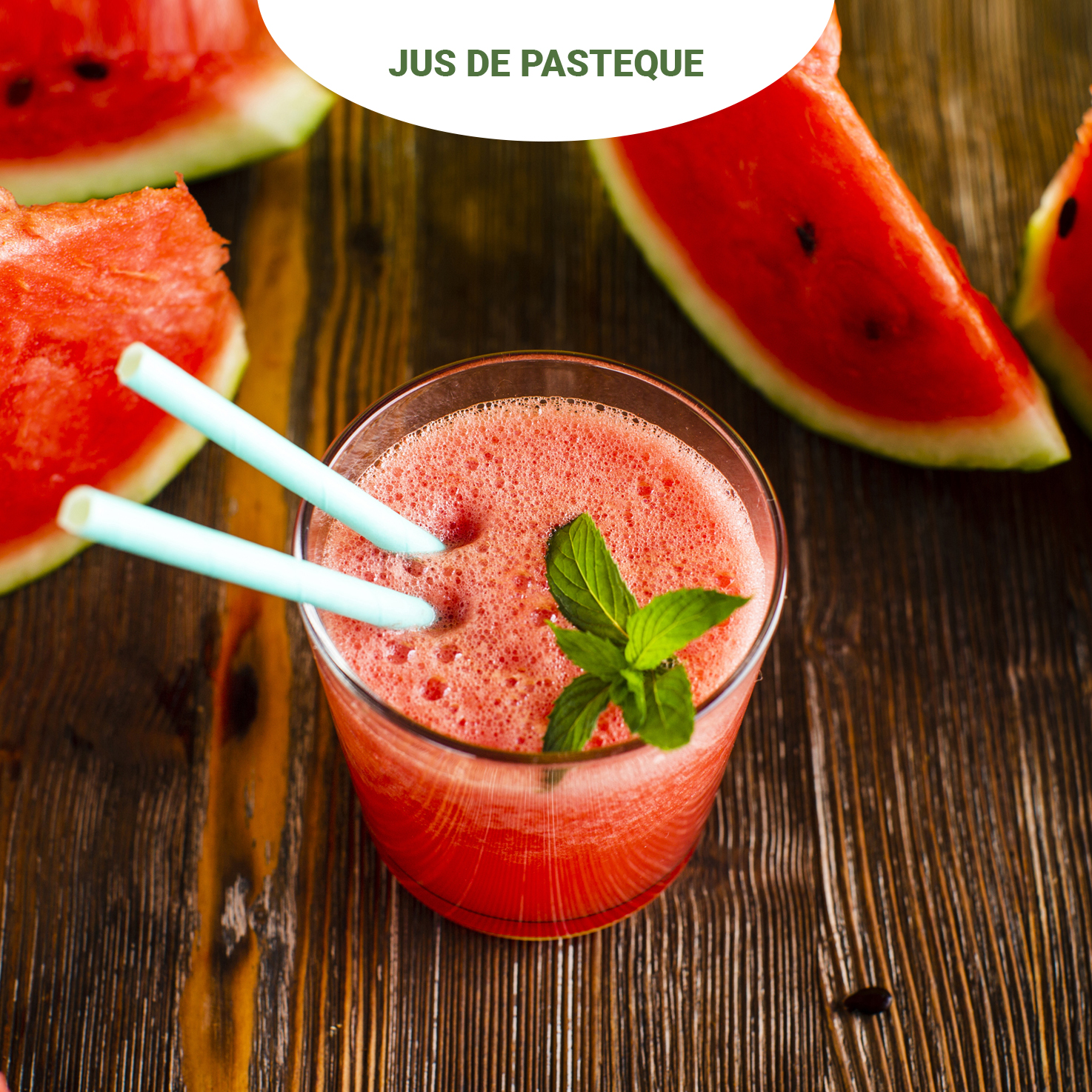 Recette jus de pastèque